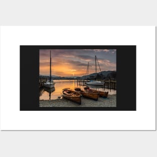 Waterhead Sunset Posters and Art